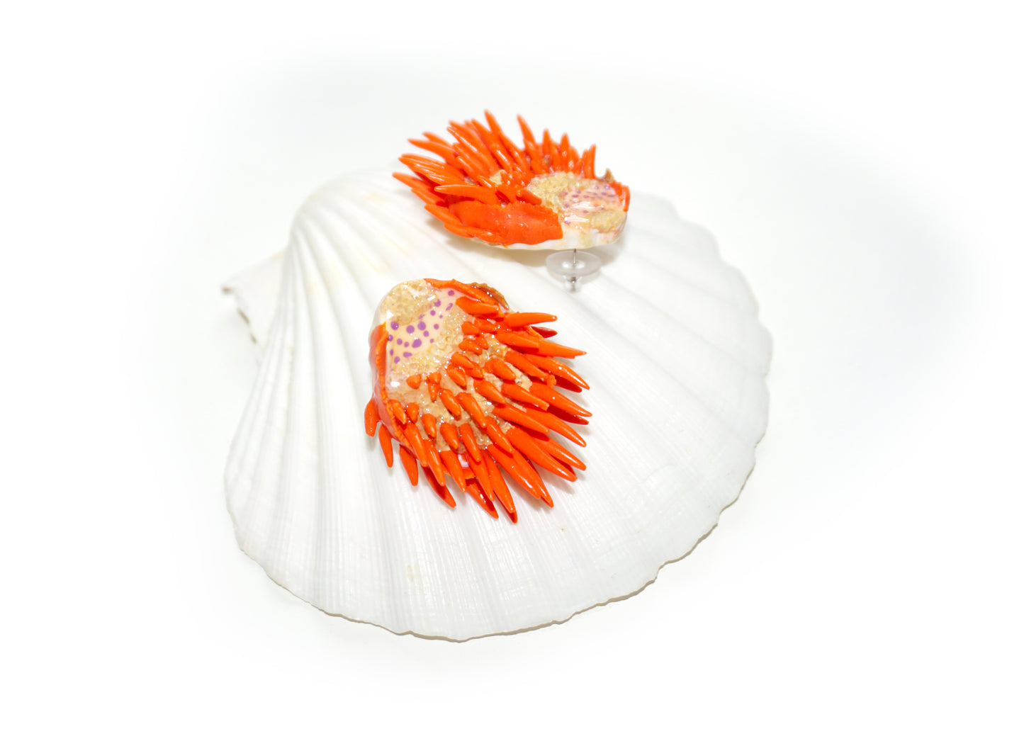 Boucles d'oreilles - Spondylus