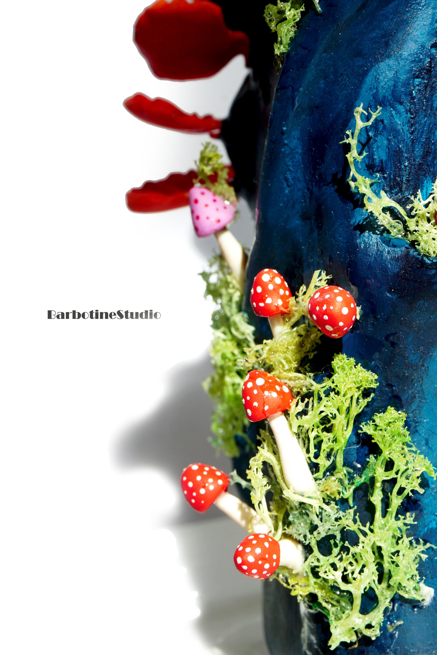 Objet d'art - Bouteille à champignons