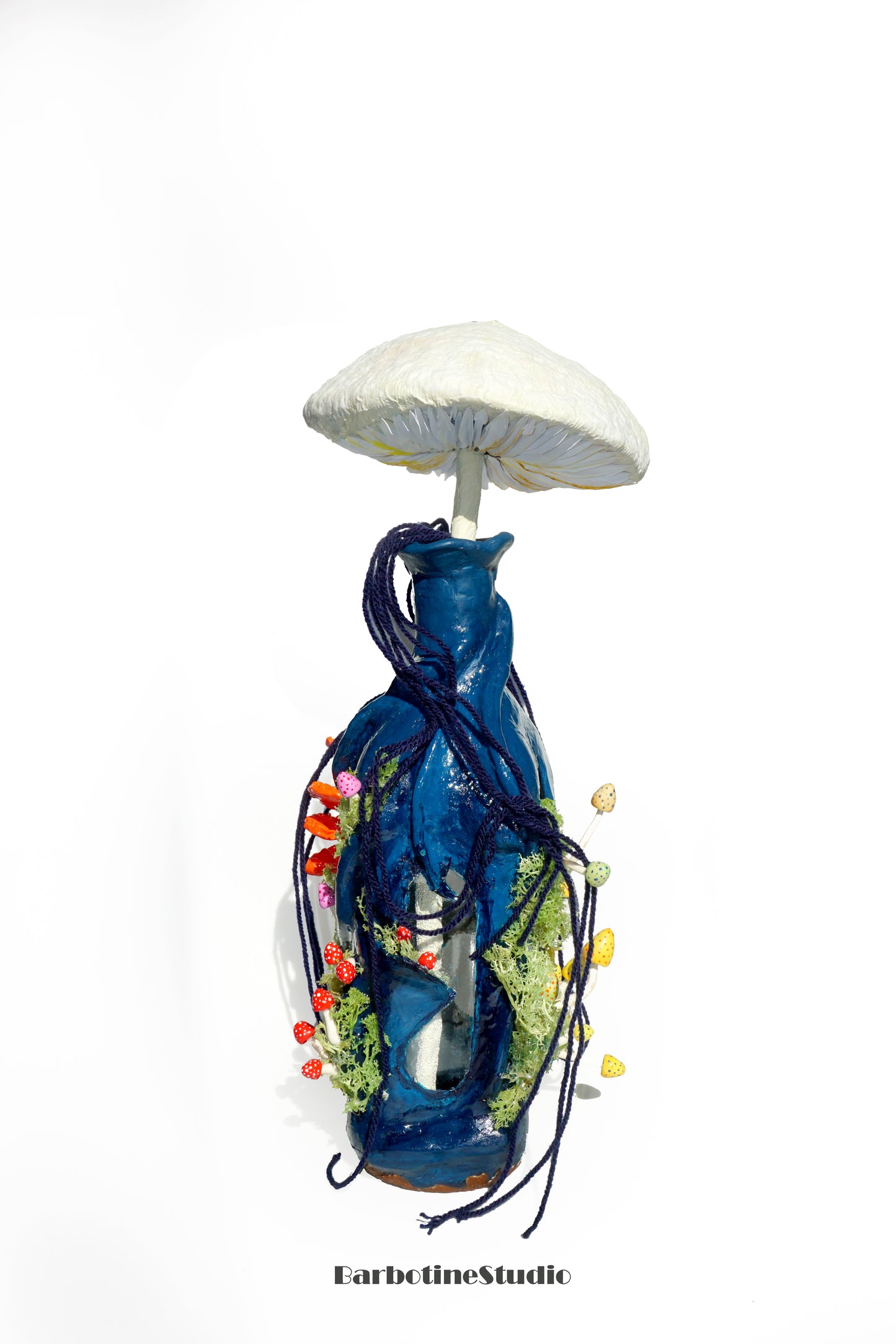 Objet d'art - Bouteille à champignons