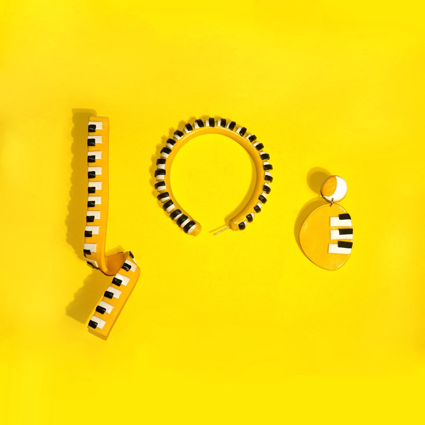Boucles d'oreilles - Piano