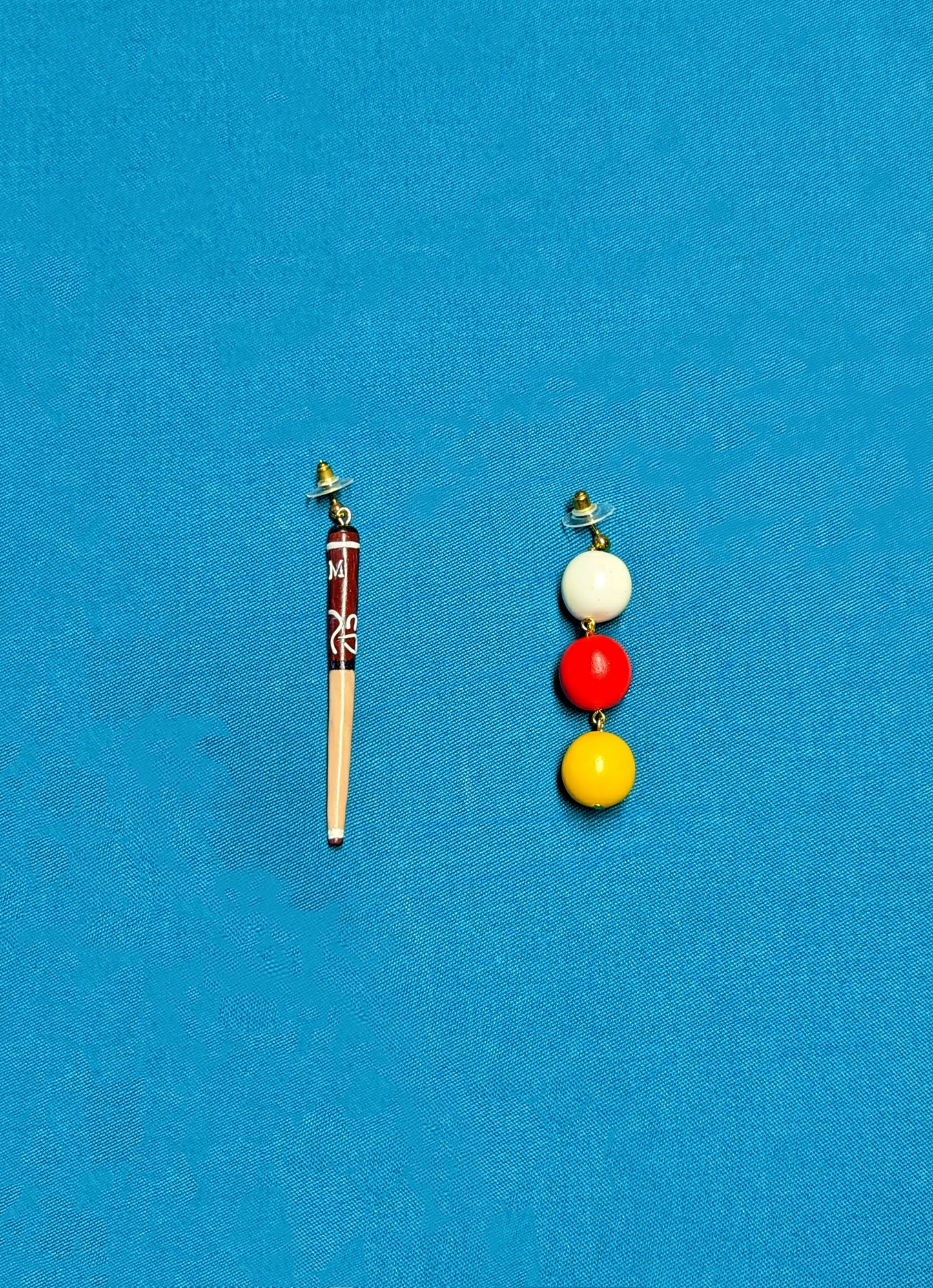 Boucles d'oreilles - Billard